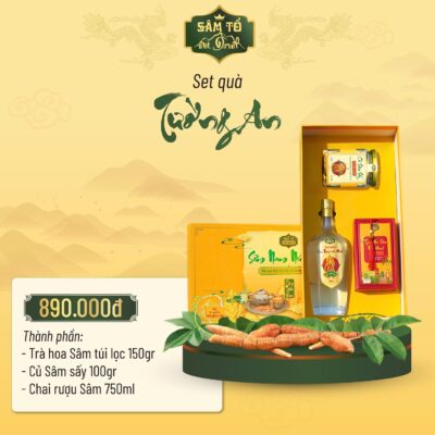 Set quà tặng Tường An – Bình yên viên mãn, hạnh phúc tròn đầy