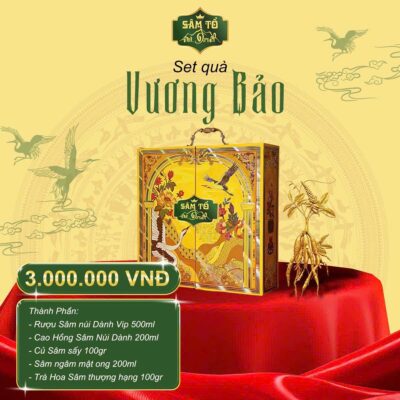 Set Quà Vương Bảo – Tinh Hoa Sâm Tổ, Đẳng Cấp Thượng Lưu